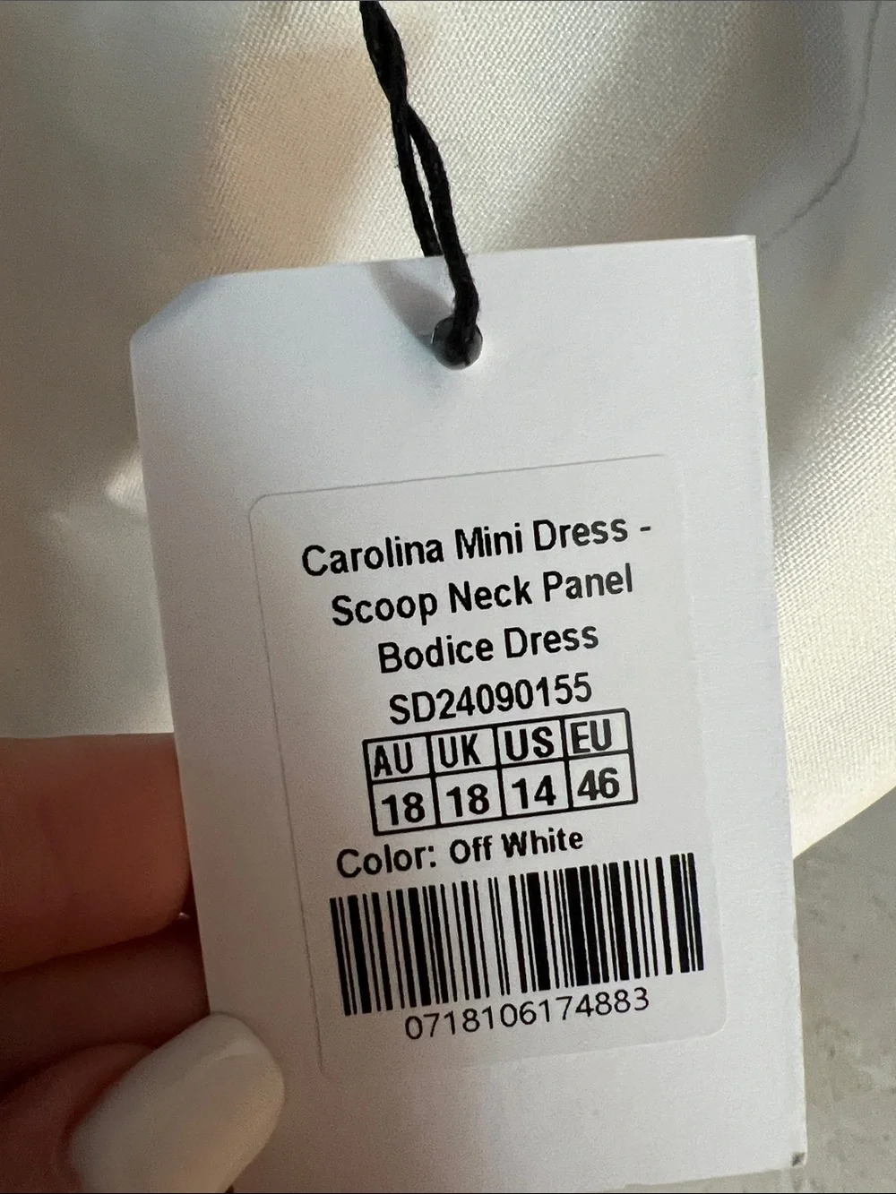 NWT REVOLVE Australia SHOWPO Carolina mini dress US 14 - Picture 5 of 8